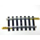 4874 DEUX RAILS NEUF COURBE 1/4 - R 385 - 7 TRAVERSSES JOUEF - HO