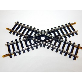 4845 CROISEMENT JOUEF 45° RAILS ACIER - HO sans boite