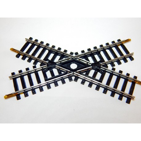 4845 CROISEMENT JOUEF 45° RAILS ACIER - HO sans boite