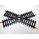 4845 CROISEMENT JOUEF 45° RAILS ACIER - HO sans boite