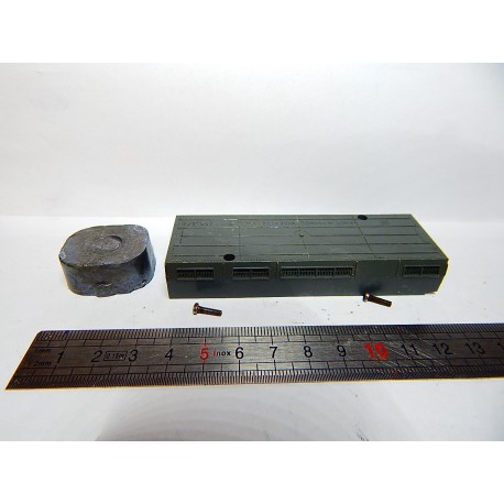 CARTER INFERIEUR MASSE ET VIS DE LOCOMOTIVE CC 4010 JOUEF HO 