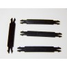 ref CC6003 JOUEF 4 BARRES ATTELAGE RTG NOIR 3D POUR RTG JOUEF - HO
