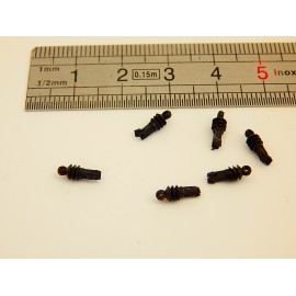 6 ISOLATEURS DE TOITURE COULEUR NOIR JOUEF - HO -