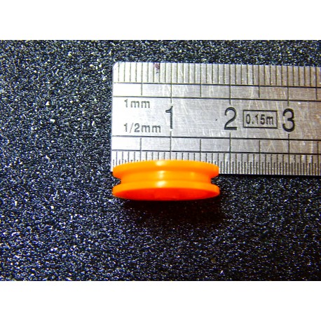 1 POULIE DIAMETRE INTERIEUR 14,7mm DIAMETRE EXTERIEUR 16,5mm AXE 2 MM
