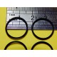 4 COURROIES CAOUTCHOUC NITRILE 15mm