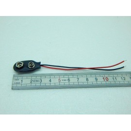 1 PRISE DE PILE BATERIE 9 VOLTS POUR ALIMENTATION HO 