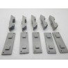 Réf 6634 ÉLÉMENT DE PONT JOUEF 5 EMBASE ET 5 TRAVERS PLASTIQUE GRIS HO