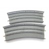 R 6637 LOT DE DEUX PLAQUES COURBE AVEC RAILS DE PONT JOUEF HO