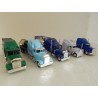 1 LOT DE 5 CAMIONS TYPE AMERICAIN CONVIENT TRAIN HO N 3