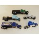 1 LOT DE 5 CAMIONS TYPE AMERICAIN CONVIENT TRAIN HO N°3