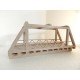 1 SUPERBE PONT EN BOIS REALISATION ARTSANALE TRAIN HO 