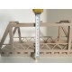 1 SUPERBE PONT EN BOIS REALISATION ARTSANALE TRAIN HO 