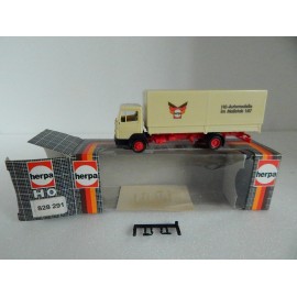 1 CAMION HERPA 1:87 HO PUBLICITE HERPA EN BOITE ETAT NEUF 