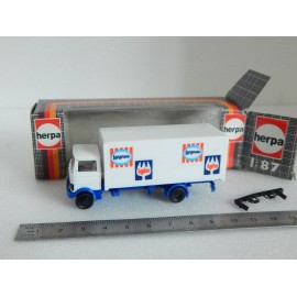 1 CAMION HERPA 1:87 HO PUBLICITE IGLO EN BOITE ETAT NEUF 