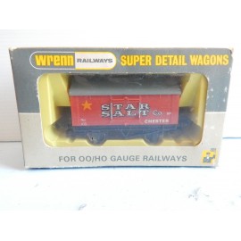 1WAGON COUVERT RAILWAIS SALT WAGON HO EN BOITE