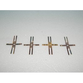 10 lamelles universelles de captation pour voitures et wagons Jouef - HO