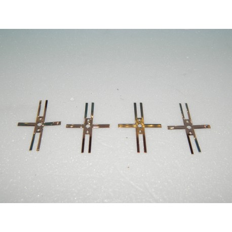 10 lamelles universelles de captation pour voitures et wagons Jouef - HO