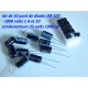 10 PONT DE DIODE ET 10 CONDENSATEURS TRAIN JOUEF ROCO LIMA ECLAIRAGE WAGON