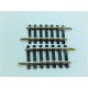 2 RAILS COURBE R 385 - 7 TRAVERSES RAILS EN MAILLECHORT - R 4874 HO