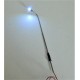 5 LAMPADAIRES METAL INOX A LEDS ECALAIRAGE MAQUETTE JOUEF HO