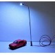 5 LAMPADAIRES METAL INOX A LEDS ECALAIRAGE MAQUETTE JOUEF HO