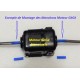 4 MANCHONS POUR AXES MOTEUR LOCOMOTIVE GEGE - HO