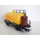WAGON CITERNE JAUNE A ESSIEUX SHELL MARQUE PIKO HO