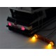 MODULE ECLAIRAGE INVERSE LEDS BI-COULEURS JAUNE ROUGE DIFFUSANT 19 mm HO