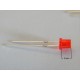 10 LEDS 3 MM ROUGE CYLINDRIQUE FLAT TOP DIFUSANT + 10 RESISTANCE