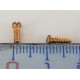 LOT DE 2 VIS JOUEF 8 X 2 MM LAITON LOCOMOTIVE JOUEF HO