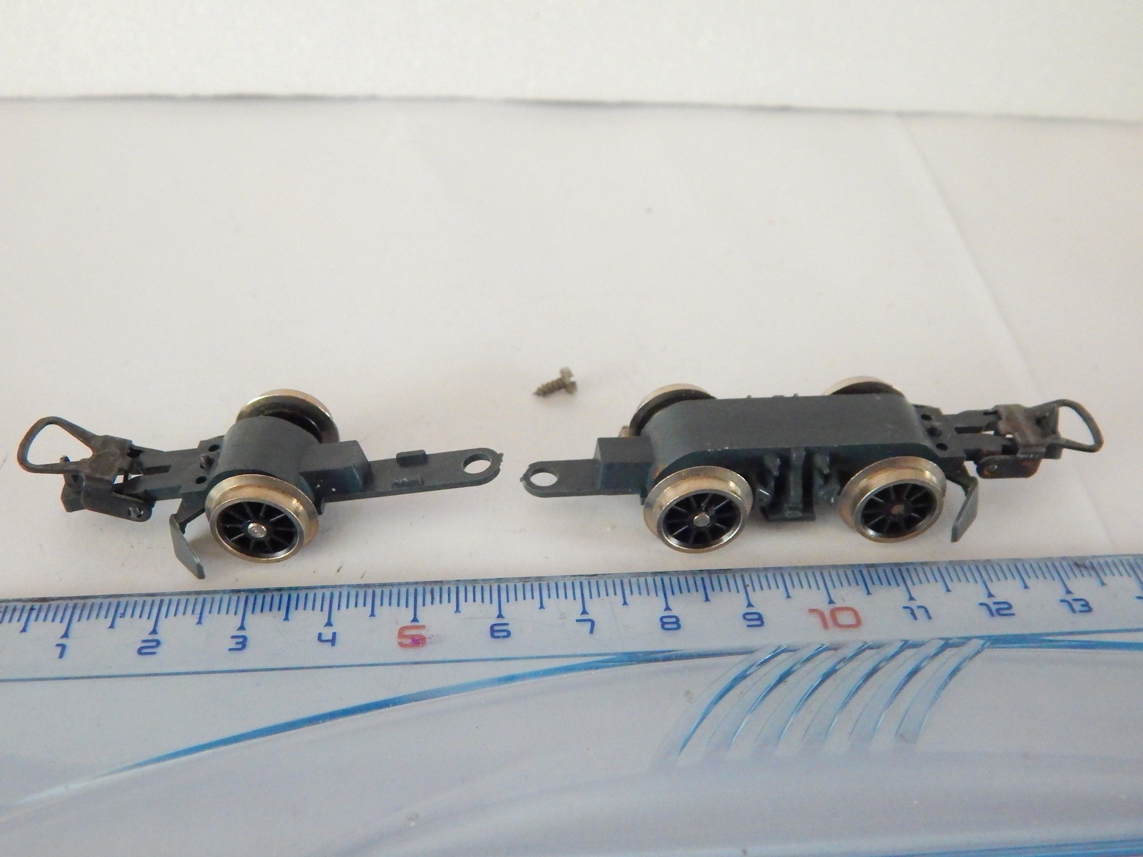 Tramway Miniature échelle HO – 2 Rails – Bleu – Analogique – Sans Boîte