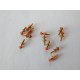 LOT DE 12 LAMPES EN LAITON POUR VOITURE RESTAURANT JOUEF HO