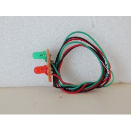 Une platine électronique 3 leds : vert, rouge et jaune pour feu et nacelle Jouef - HO