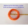 CC1012 - 10 METRE DE FILS ORANGE NMRA MONO BRIN RESEAU JOUEF - Z - N - HO