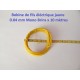 CC1013 - 10 METRES DE FILS JAUNE NMRA MONO BRIN RESEAU JOUEF - N - HO - Z