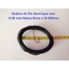 CC1015 -10 METRES DE FILS NOIR NMRA MONO BRIN RESEAU JOUEF - N - HO - Z