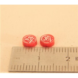 2 LOGOS ROND SNCF ROUGE JOUEF LOCMOTIVE HO