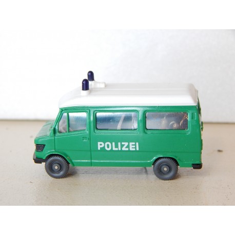 FOURGON POLIZEI AVEC MODULE CLIGNOTEUR WIKING HO 1/87