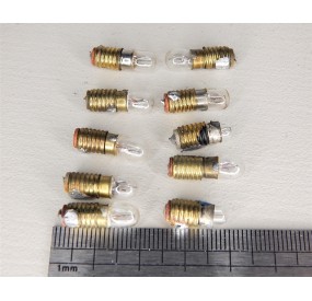 R 11605 JOUEF LOT DE 10 AMPOULES ET DOUiLLE DE LOCOMOTIVE JOUEF HO