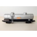 WAGON JOUEF CITERNE SHELL ALU A BOGIE NOIR ESSIEUX METAL - HO
