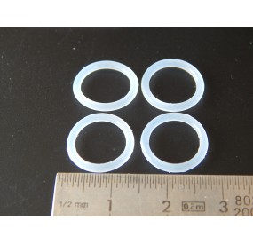 4 COURROIES SILICONE POUR MOTEUR JOUEF ET AUTRE MARQUE - HO 