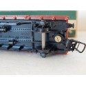 UN WAGON HORNBY PLAT A ESSIEUX RIDELLES BASSES EN BOITE VERTE - HO REF 718