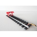 4369 JOUEF UN BUTOIR ANCIEN MODEL ROUGE RAILS ACIER HO
