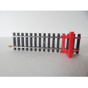UN RAIL BUTOIR JOUEF ANCIEN MODEL ROUGE RAILS ACIER HO