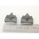 R 12301- FLEISCHMANN 2 VERROUES EN METAL DE BOGIE + VIS LOCOMOTIVE CC 68001 HO