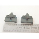 R 12301- FLEISCHMANN 2 VERROUES EN METAL DE BOGIE + VIS LOCOMOTIVE CC 68001 HO
