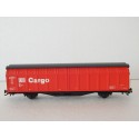 MARKLIN WAGON COUVERT DB CARGO A ESSIEUX TRES BON ETAT HO 3 RAILS