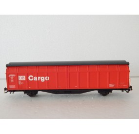 MARKLIN WAGON COUVERT DB CARGO A ESSIEUX TRES BON ETAT HO 3 RAILS