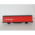 MARKLIN WAGON COUVERT DB CARGO A ESSIEUX TRES BON ETAT HO 3 RAILS