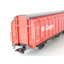 MARKLIN WAGON COUVERT DB CARGO A ESSIEUX TRES BON ETAT HO 3 RAILS